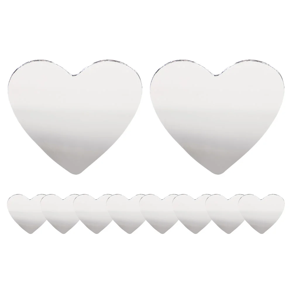 10 Pcs Mirror LED Pocket Lighted Makeup Travel Heart Glass for Crafts Lens Small Mirrors
10 Pcs Mirror LED Pocket Lighted Makeup Travel Heart Glass for Crafts Lens Small Mirrors