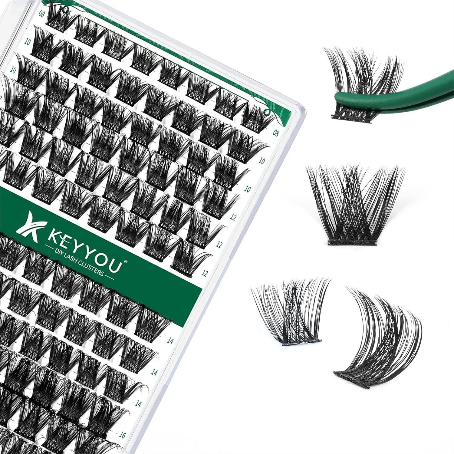 Lash Clusters 96 Pcs D Curl 10-18MIX DIY Eyelash Extensions Soft & Comfortable Easy to Apply at Home
Lash Clusters 96 Pcs D Curl 10-18MIX DIY Eyelash Extensions Soft & Comfortable Easy to Apply at Home