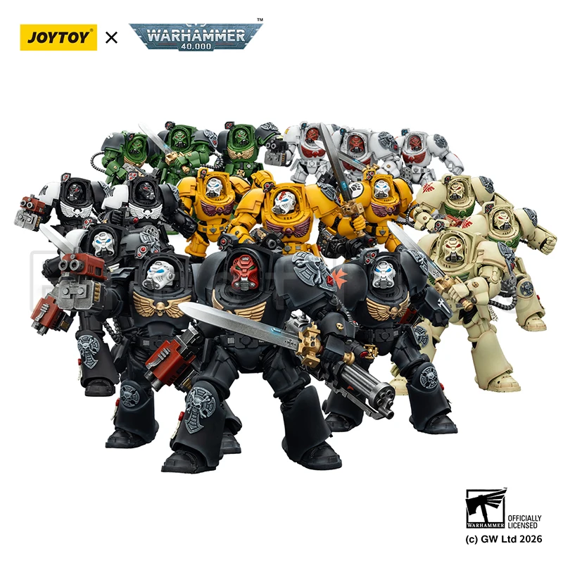 Предзаказ: Фигурка JOYTOY 1/18 40K Black Templars, Dark Angels, Imperial Fists, White Scars, Salamanders, RavenGuard, Terminator
Предзаказ: Фигурка JOYTOY 1/18 40K Black Templars, Dark Angels, Imperial Fists, White Scars, Salamanders, RavenGuard, Terminator