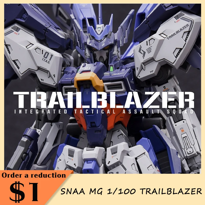 Snaa Mg 1/100 Фигурка Trailblazer в сборе, модель Mecha Robot, экшн-фигурка, комплект модели, высокое качество, коллекционная кукла, подарок на заказ
Snaa Mg 1/100 Фигурка Trailblazer в сборе, модель Mecha Robot, экшн-фигурка, комплект модели, высокое качество, коллекционная кукла, подарок на заказ