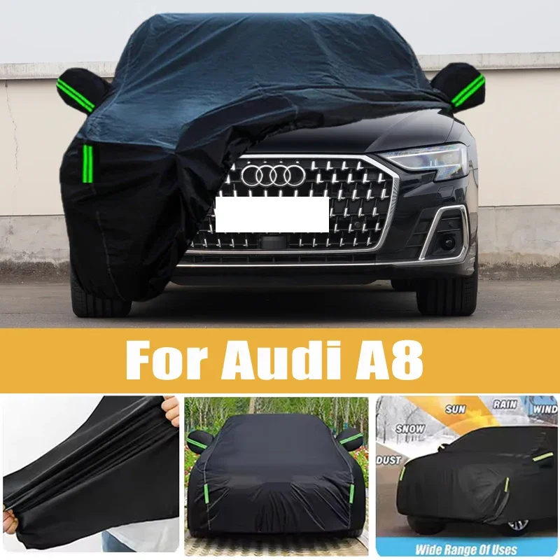 For Audi A8 Full Car Cover Four Seasons Universal Outdoor Sun Anti UV Rain Snow Dust Protection Oxford Cloth Car Accessories
For Audi A8 Full Car Cover Four Seasons Universal Outdoor Sun Anti UV Rain Snow Dust Protection Oxford Cloth Car Accessories