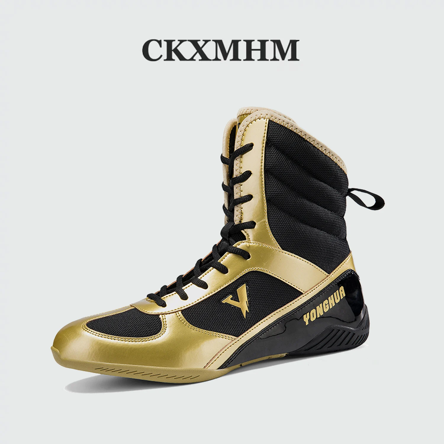CKXMHM Высококачественные мужские боксерские ботинки люксового бренда, боевые ботинки ANKLE, спортивные нескользящие носки, прогулочная обувь для мужчин, тренировочная обувь для спортзала
CKXMHM Высококачественные мужские боксерские ботинки люксового бренда, боевые ботинки ANKLE, спортивные нескользящие носки, прогулочная обувь для мужчин, тренировочная обувь для спортзала