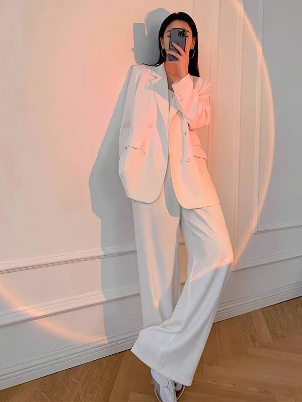 Spring Autumn 2026 New Women's Fashion Set Pants Casual Elegant High-End Feeling Suit Jacket Two-Piece Set Commute Style
Spring Autumn 2026 New Women's Fashion Set Pants Casual Elegant High-End Feeling Suit Jacket Two-Piece Set Commute Style
