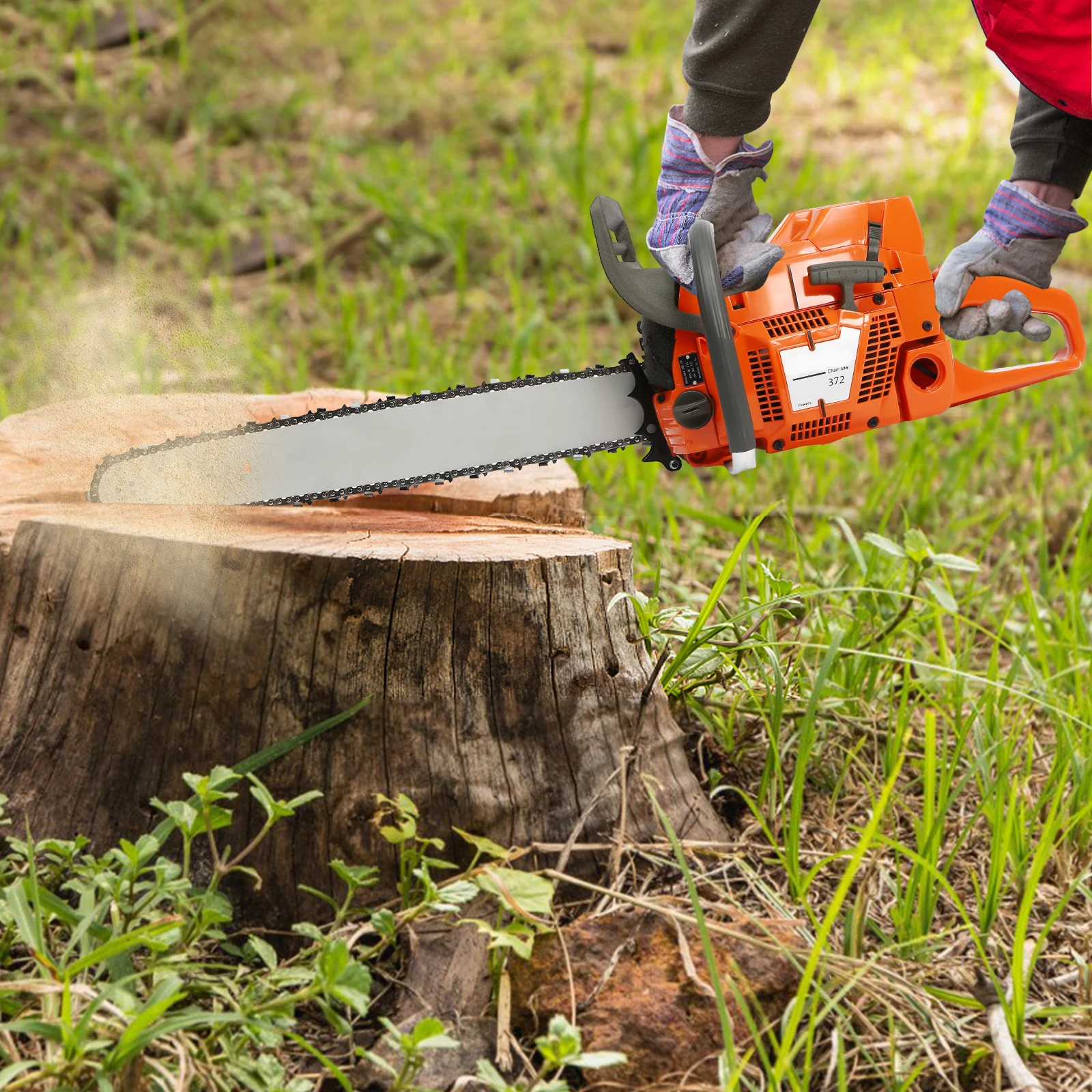 BYMAOCAR Gasoline Power Chain Saws 24 inch Guide Bar 2 Cycle, 3.9KW Power, 2800rpm, 60.96cm Bar, Gas Powered Wood Cutting
BYMAOCAR Gasoline Power Chain Saws 24 inch Guide Bar 2 Cycle, 3.9KW Power, 2800rpm, 60.96cm Bar, Gas Powered Wood Cutting