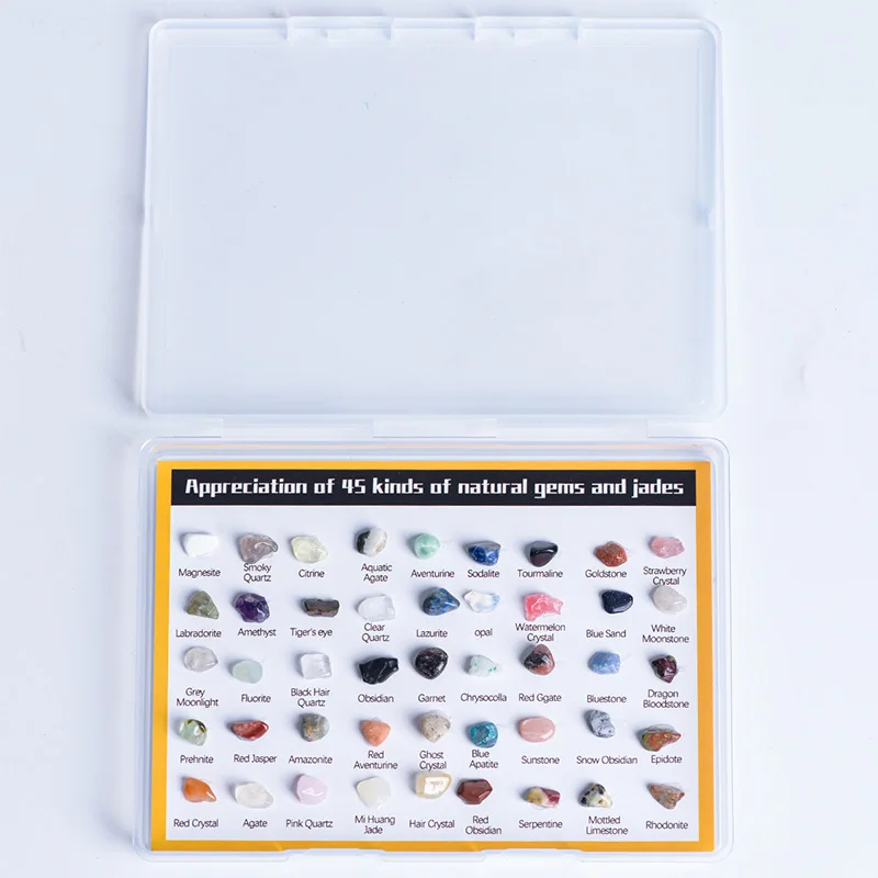 24pcs Set Natural Polished Gemstone Display Mineral Collection Tumbled Crystals Frame Geography Specimens Loose Beads
24pcs Set Natural Polished Gemstone Display Mineral Collection Tumbled Crystals Frame Geography Specimens Loose Beads