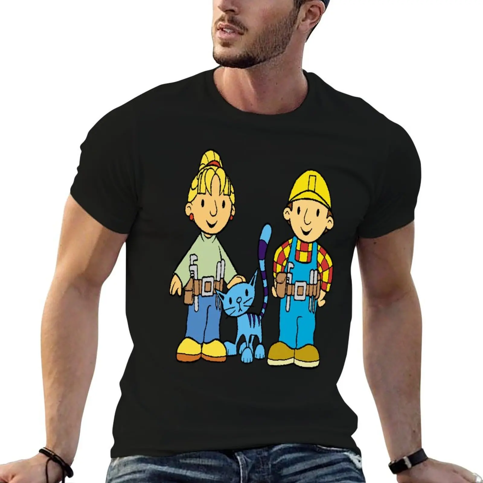 Bob the Builder and Friends T-Shirt black cotton t-shirt plain for man package funny t shirts man man t shirt cotton T-shirt
Bob the Builder and Friends T-Shirt black cotton t-shirt plain for man package funny t shirts man man t shirt cotton T-shirt