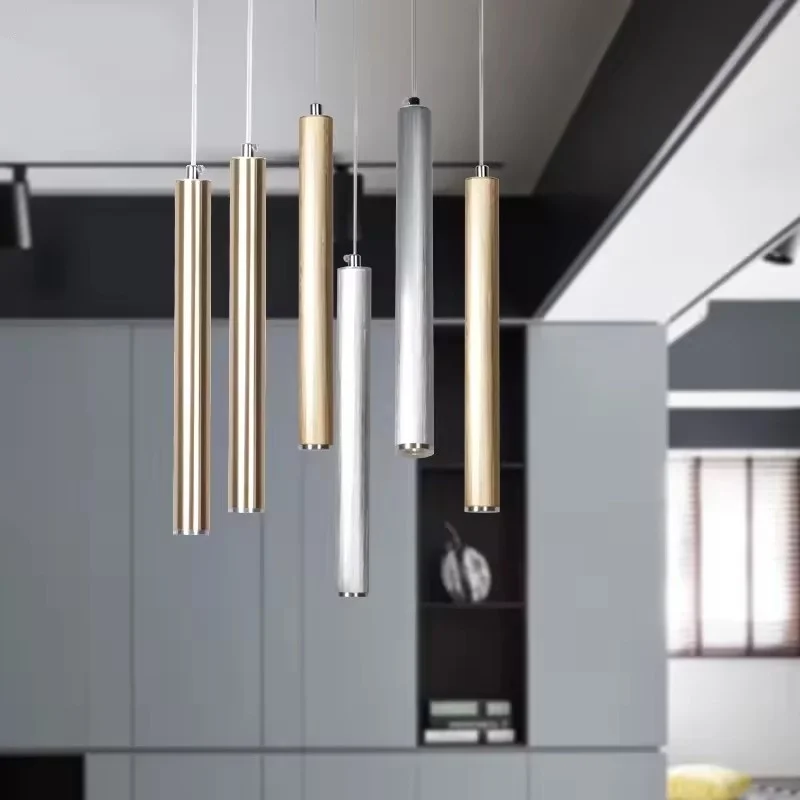 Modern Pendant Lamp Led Cylindrical Long Tube Brushed Gold Small Hanging Chandelier Loft Ambient Simple Restaurant Pendant Light
Modern Pendant Lamp Led Cylindrical Long Tube Brushed Gold Small Hanging Chandelier Loft Ambient Simple Restaurant Pendant Light