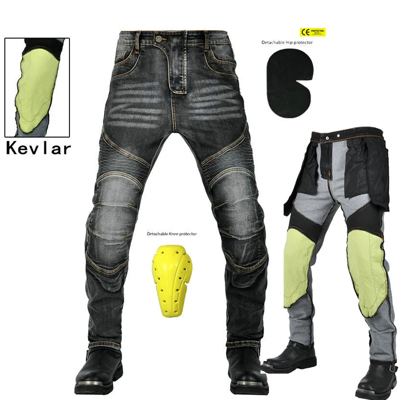Motorcycle Jeans, Men's Retro Casual Pants Anti-drop, Stretch Riding Cycling Pants, Motorcycle Pants Tear-resistant
Motorcycle Jeans, Men's Retro Casual Pants Anti-drop, Stretch Riding Cycling Pants, Motorcycle Pants Tear-resistant