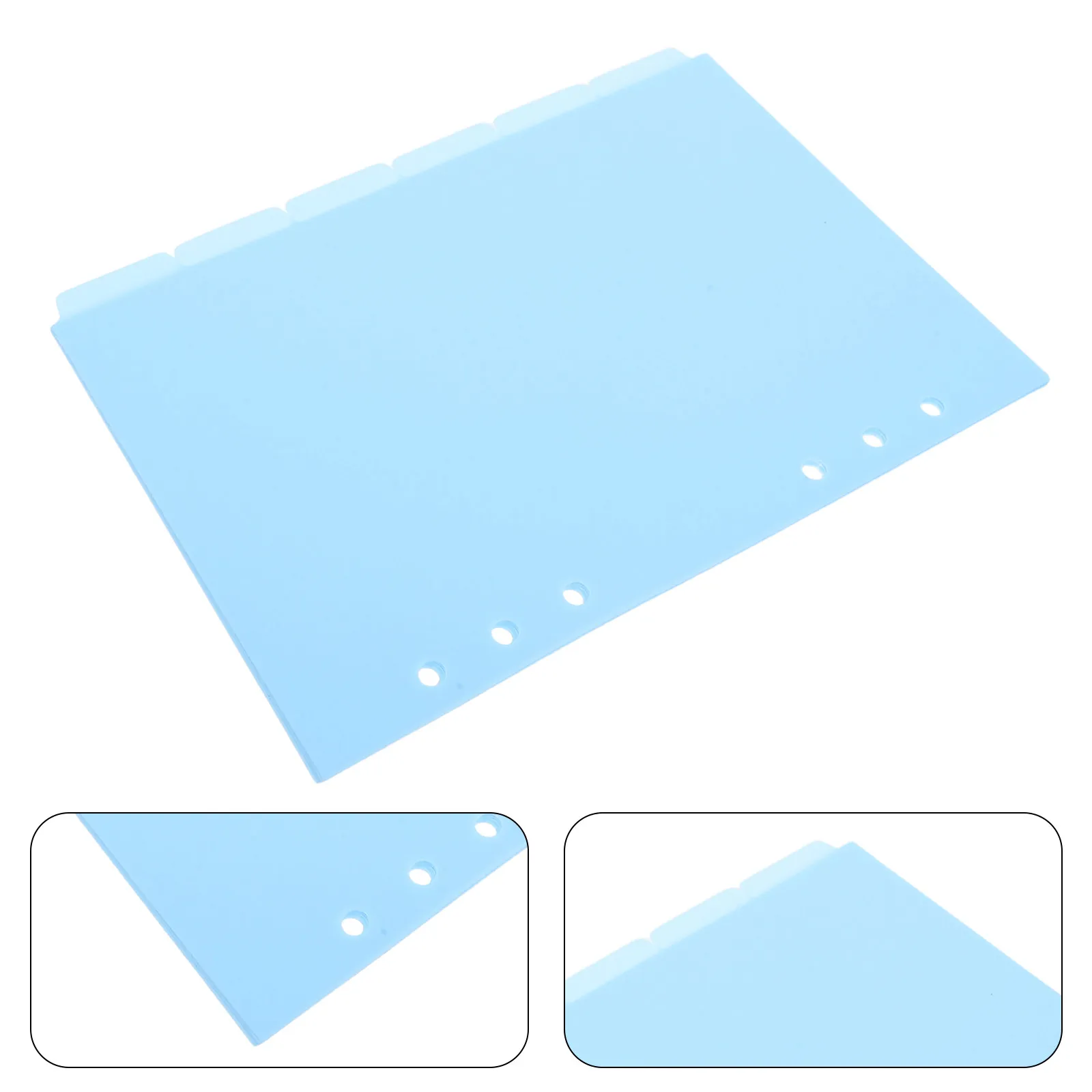 6Pcs Plastic Index Dividers Binder A5 Notebook Dividers with Tabs 6 Holes File Separators Waterproof Reusable Planner Divider
6Pcs Plastic Index Dividers Binder A5 Notebook Dividers with Tabs 6 Holes File Separators Waterproof Reusable Planner Divider