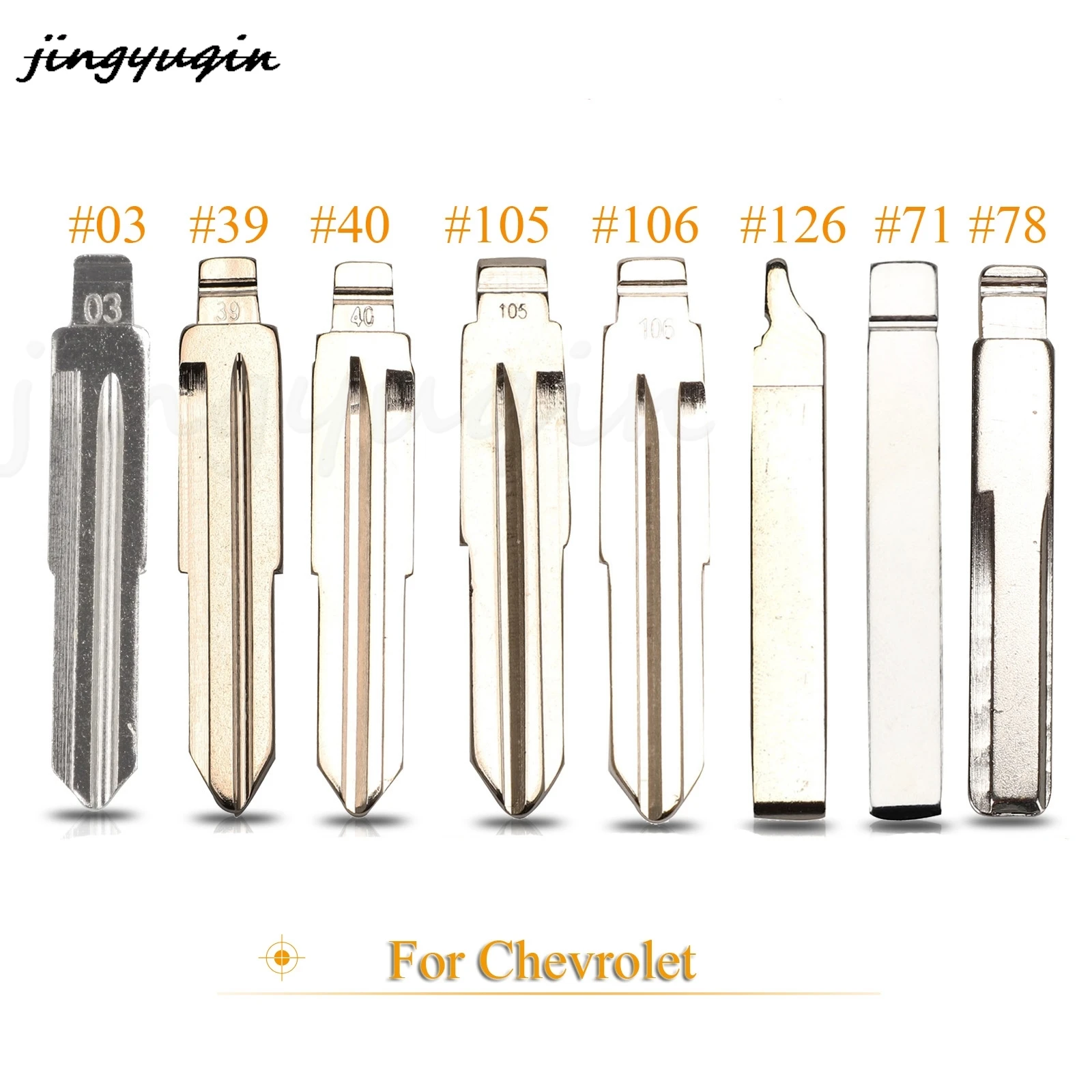 jingyuqin No.03 39 40 105 106 126 71# Replacement Remote Car Key Blade For Chevrolet Cruze SPrak Uncut Key Blank
jingyuqin No.03 39 40 105 106 126 71# Replacement Remote Car Key Blade For Chevrolet Cruze SPrak Uncut Key Blank