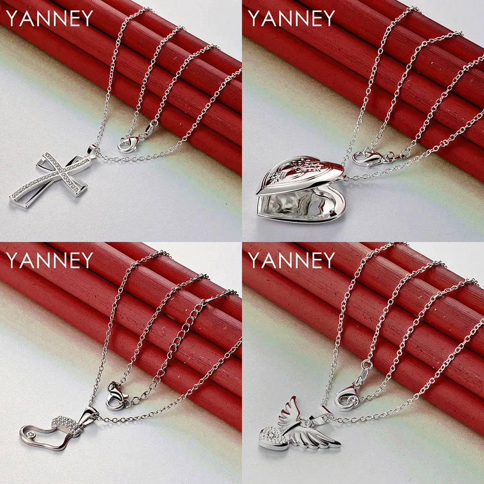 Elegant 925 Sterling Silver 16-30 Delicate Angel Cross Necklace Women's Accessories Gift Party Wedding Jewelry
Elegant 925 Sterling Silver 16-30 Delicate Angel Cross Necklace Women's Accessories Gift Party Wedding Jewelry