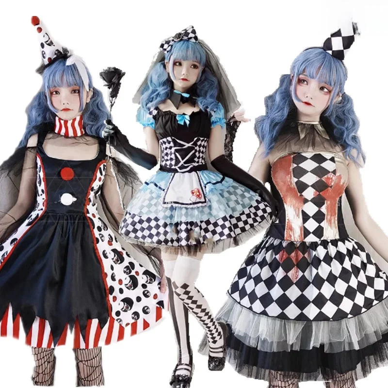 Adult Women's Halloween Costume Alice Maid Girl Lolita Skirt Puffy Skirt Princess Style Polyester Material Traditional Chines...
Adult Women's Halloween Costume Alice Maid Girl Lolita Skirt Puffy Skirt Princess Style Polyester Material Traditional Chines...
