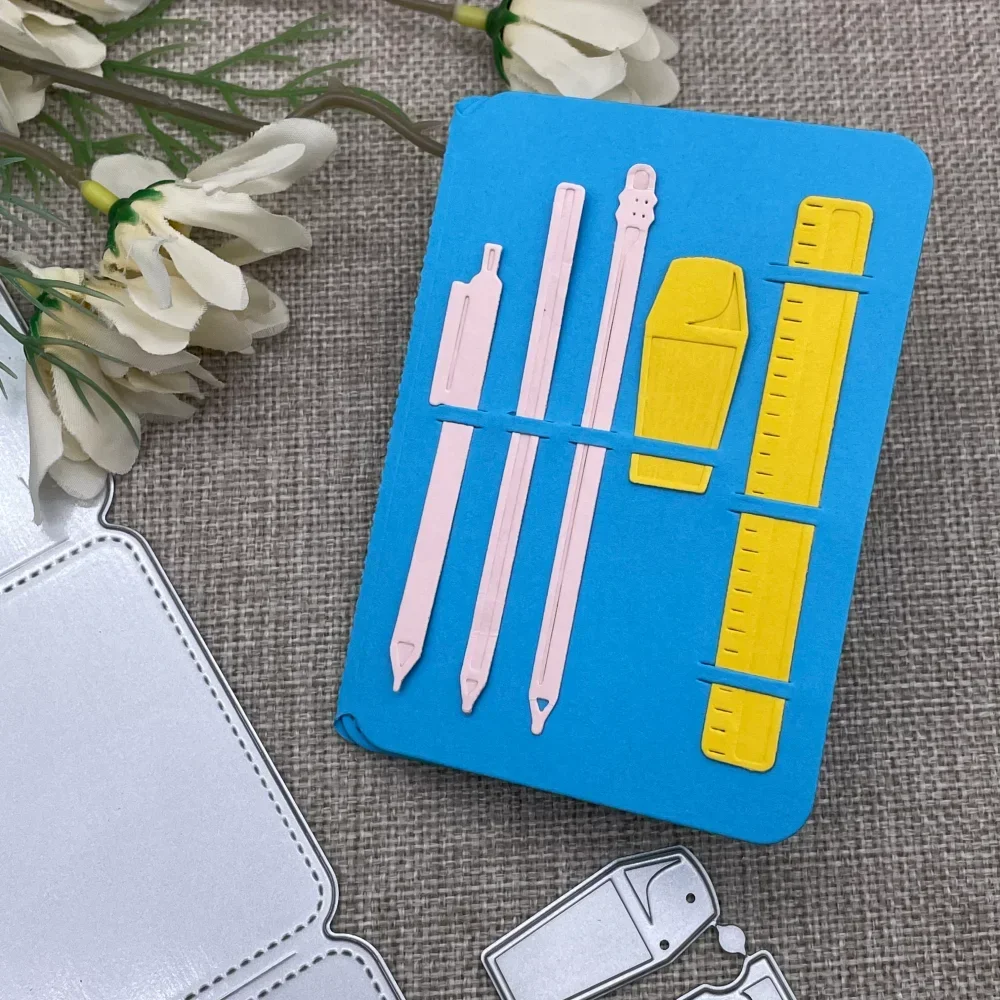 Stationery Holder Metal Cutting Dies Stencils For DIY Scrapbooking Decorative Embossing Handcraft Die Cutting Template
Stationery Holder Metal Cutting Dies Stencils For DIY Scrapbooking Decorative Embossing Handcraft Die Cutting Template