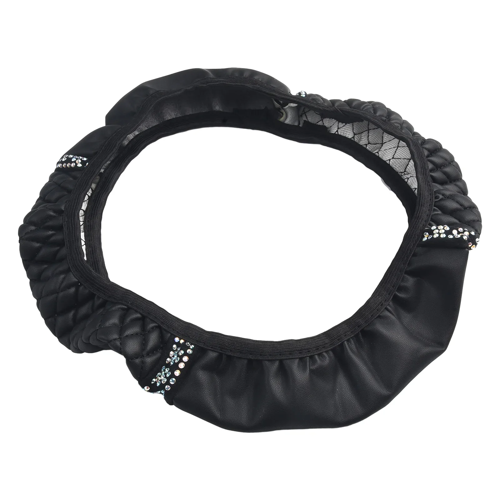 Car Steering Wheel Cover Anti-Slip PU Leather Diamond For 15''/38cm Car Steering Wheel Steering Auto Interior Accessories
Car Steering Wheel Cover Anti-Slip PU Leather Diamond For 15''/38cm Car Steering Wheel Steering Auto Interior Accessories