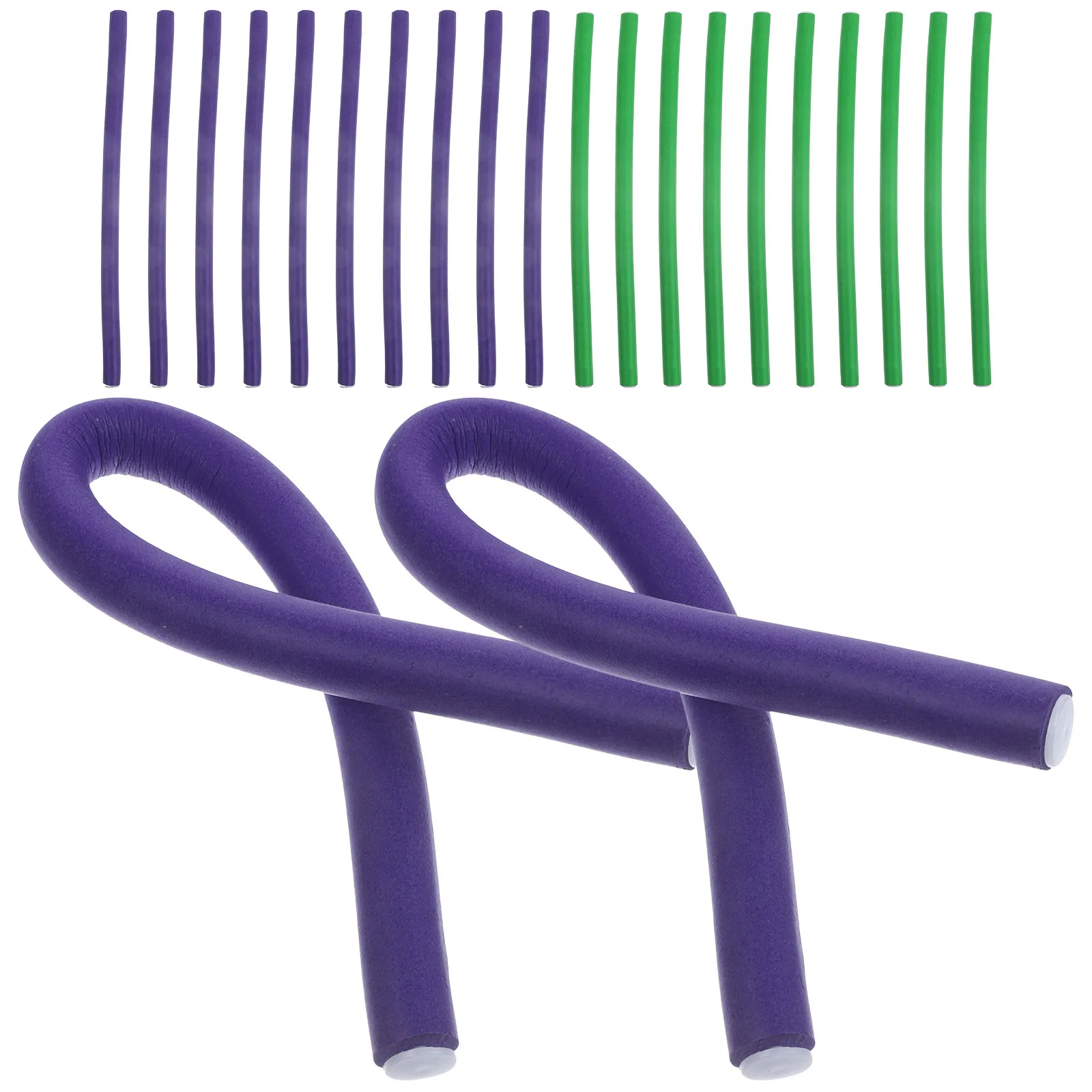 2Packs Curler Rollers Flexible Curling Rods Foam Hair Rollers for Women Soft Silk Curling Tools Sleep Friendly
2Packs Curler Rollers Flexible Curling Rods Foam Hair Rollers for Women Soft Silk Curling Tools Sleep Friendly