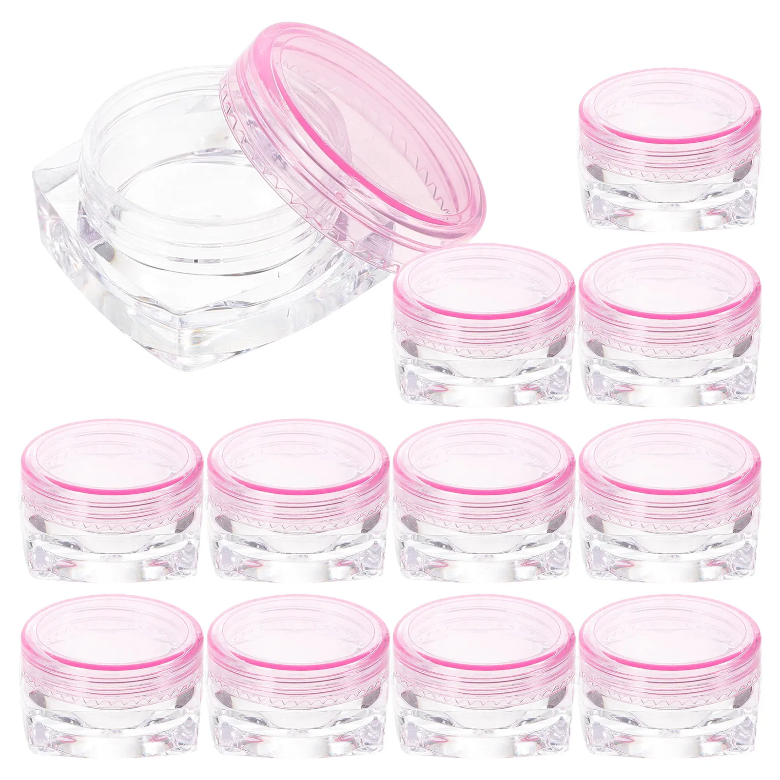 12pcs Square Bottom Cream Boxes Empty Lightweight Mini Containers for Travel Lotion Jars Dispensers Foundation Storage Plastic
12pcs Square Bottom Cream Boxes Empty Lightweight Mini Containers for Travel Lotion Jars Dispensers Foundation Storage Plastic