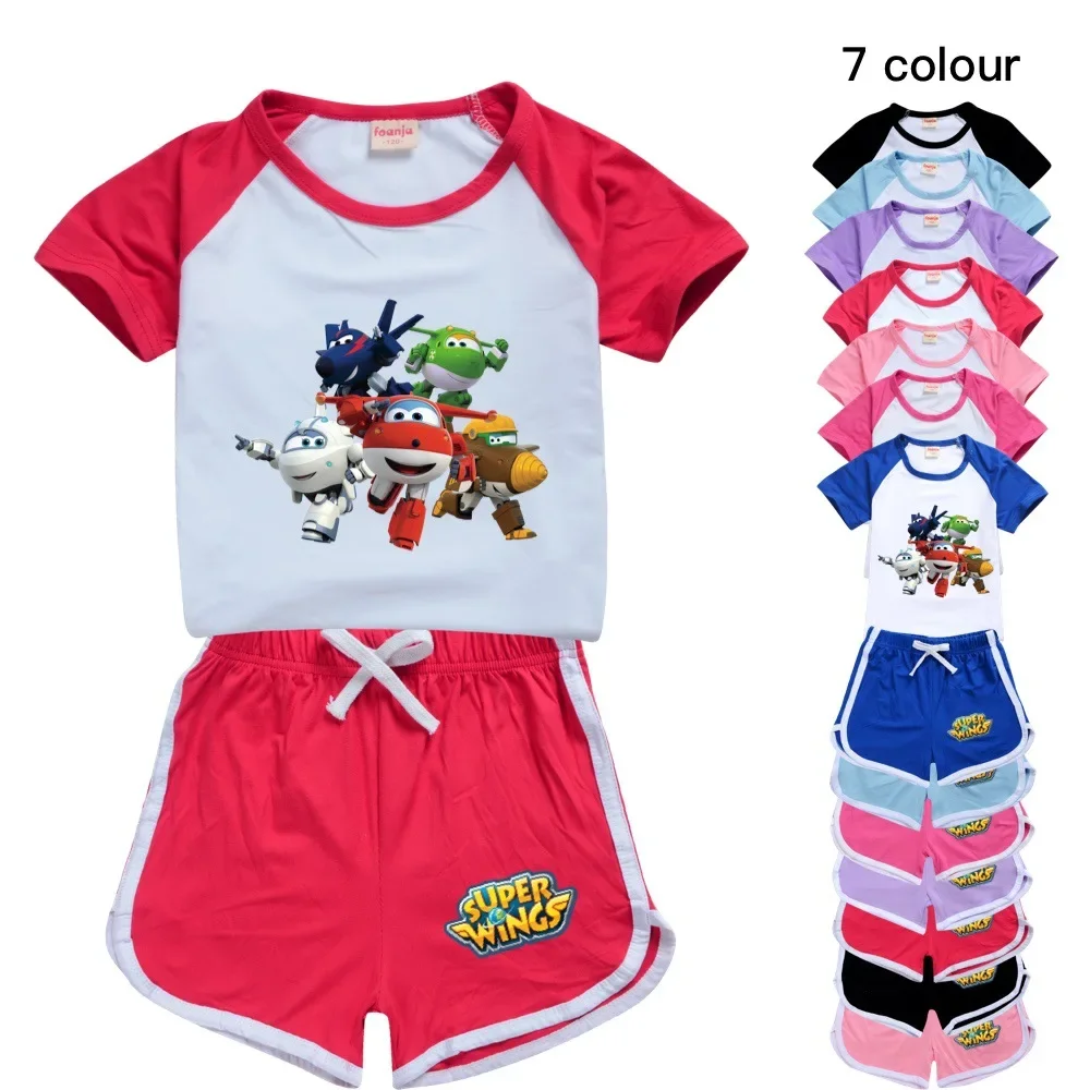 2-16Y Kids Super Wings Jett Clothes Toddler Girls Outfits Baby Boys Casual Clothing Set Children Short Sleeve Leisure SportSuits
2-16Y Kids Super Wings Jett Clothes Toddler Girls Outfits Baby Boys Casual Clothing Set Children Short Sleeve Leisure SportSuits