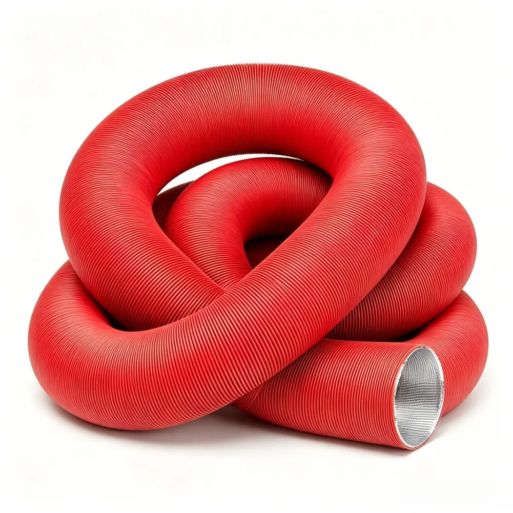 42mm Aluminum Foil Flexible Air Duct For Heater High Temperature Resistant Black For Connecting With Various Heating Systems And
42mm Aluminum Foil Flexible Air Duct For Heater High Temperature Resistant Black For Connecting With Various Heating Systems And