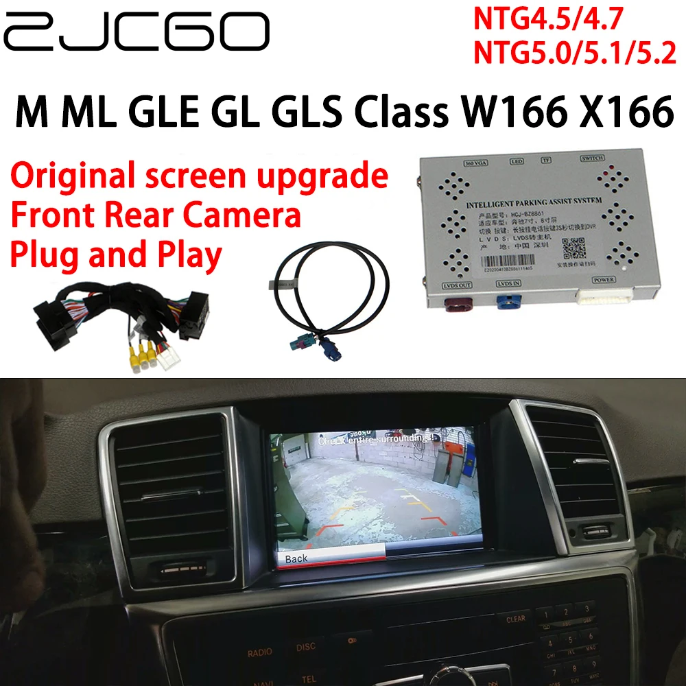 ZJCGO Rear Reverse Front Camera Digital Decoder Box Interface Adapter NTG 4.5 For Mercedes Benz M ML GLE GL GLS Class W166 X166
ZJCGO Rear Reverse Front Camera Digital Decoder Box Interface Adapter NTG 4.5 For Mercedes Benz M ML GLE GL GLS Class W166 X166