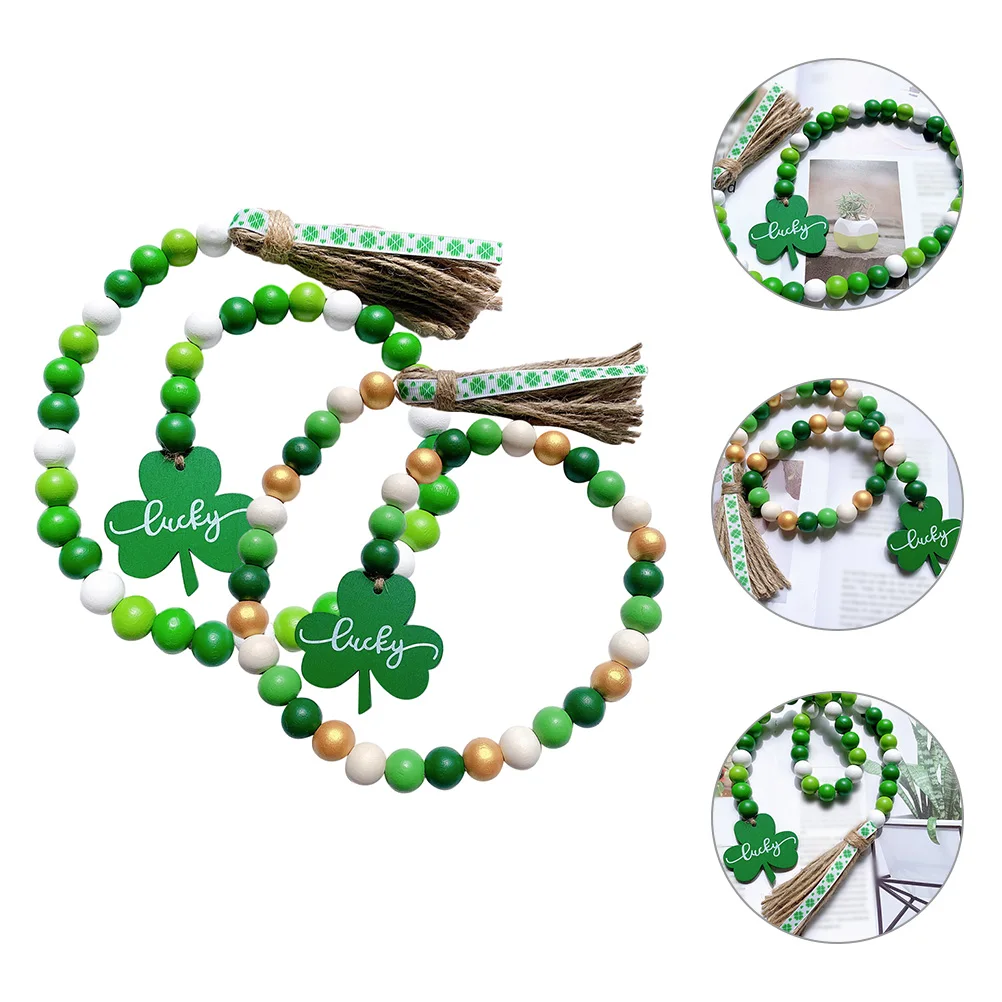 2pcs St Patrick'S Day Wooden Bead Garland Tassel Decor Beaded String Farmhouse Kitchen Table St Patricks Day Crafts Ornaments
2pcs St Patrick'S Day Wooden Bead Garland Tassel Decor Beaded String Farmhouse Kitchen Table St Patricks Day Crafts Ornaments