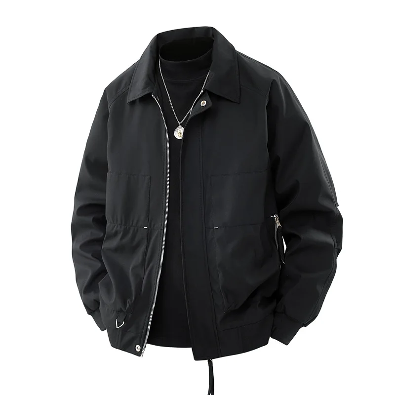 Spring Autumn Cargo Jacket Men Fashion Casual Lapel Jacket Male Solid Color Outerwear Outdoor
Spring Autumn Cargo Jacket Men Fashion Casual Lapel Jacket Male Solid Color Outerwear Outdoor