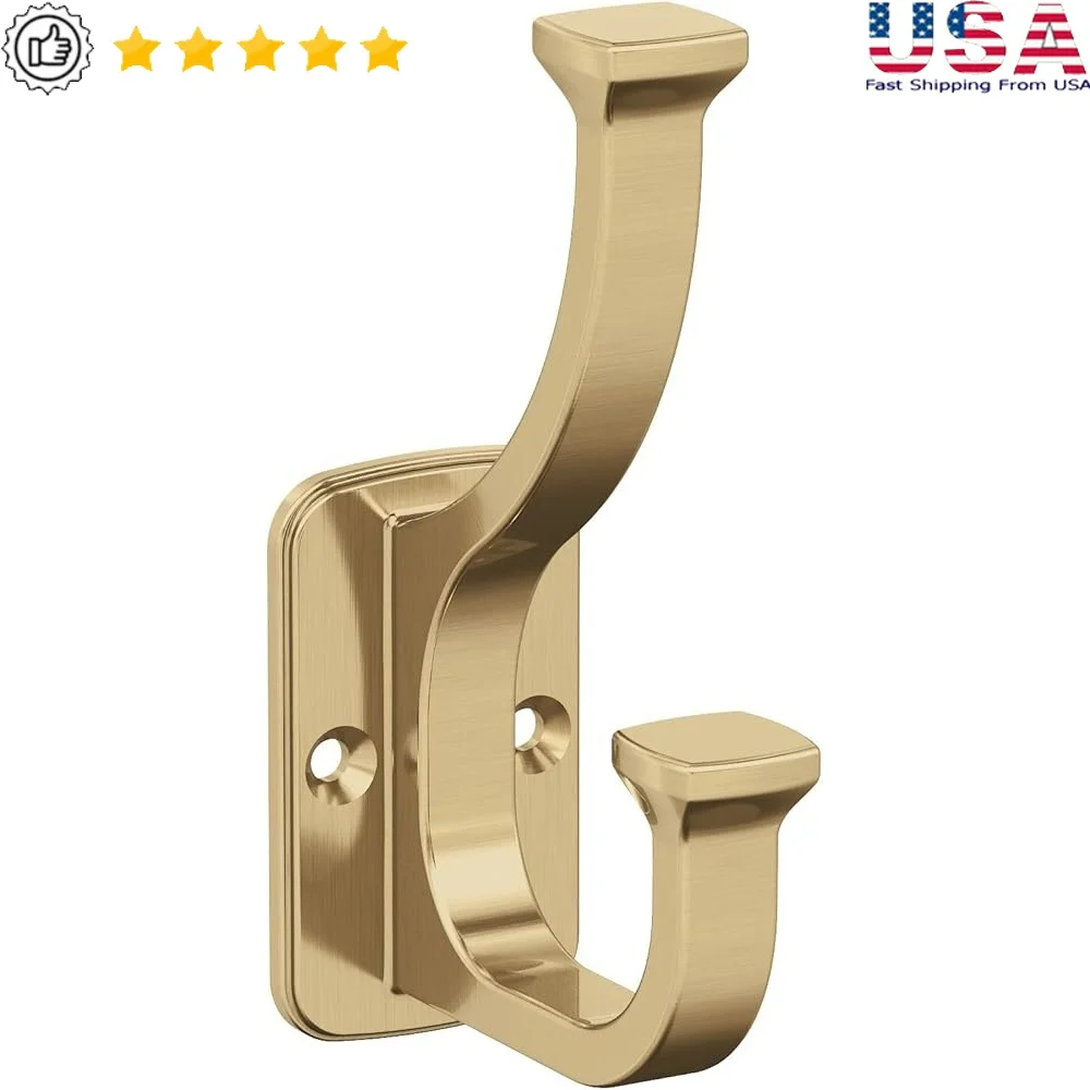 Alder Double Prong Decorative Wall Hook Coats Hats Backpacks Bags Bathroom Bedroom Closet Easy Installation 25 lbs Capacity
Alder Double Prong Decorative Wall Hook Coats Hats Backpacks Bags Bathroom Bedroom Closet Easy Installation 25 lbs Capacity