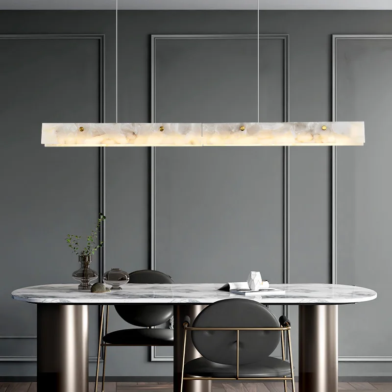 Minimalist Restaurant Pendant Light for Nordic Marble Luxury Designer Modern Simple Linear Island Kitchen Office Study Lamp
Minimalist Restaurant Pendant Light for Nordic Marble Luxury Designer Modern Simple Linear Island Kitchen Office Study Lamp