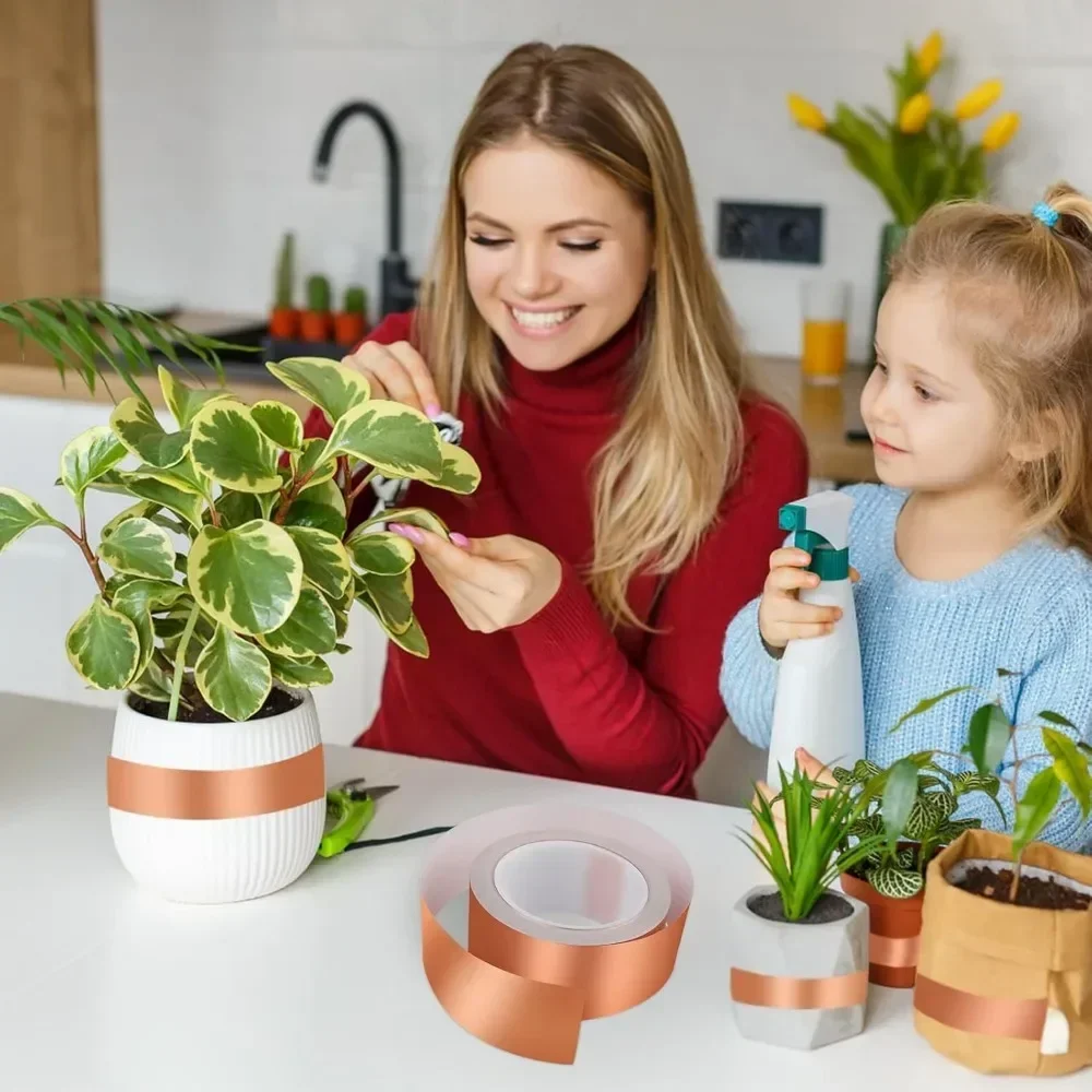 Copper Tape Anti Worm Protector Self-adhesive Protective Flower Pot Removal Copper Foil Anti Worm 304 Stainless Steel 
Copper Tape Anti Worm Protector Self-adhesive Protective Flower Pot Removal Copper Foil Anti Worm 304 Stainless Steel