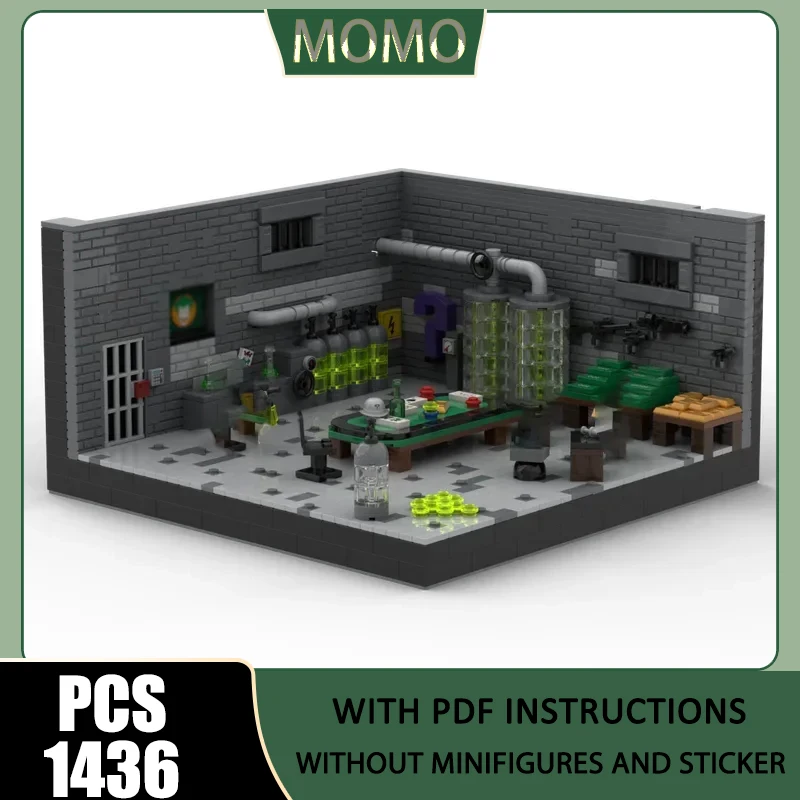 Popular Movie Model Moc Building Blocks Scary laboratory Model Technology Bricks DIY Assembly Holiday Construstion Toy Gifts
Popular Movie Model Moc Building Blocks Scary laboratory Model Technology Bricks DIY Assembly Holiday Construstion Toy Gifts
