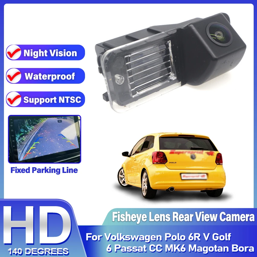 140° HD 1080P Car Rear View Camera For VW For Volkswagen Polo 6R V Golf 6 Passat CC MK6 Magotan Bora Night Vision Reverse
140° HD 1080P Car Rear View Camera For VW For Volkswagen Polo 6R V Golf 6 Passat CC MK6 Magotan Bora Night Vision Reverse