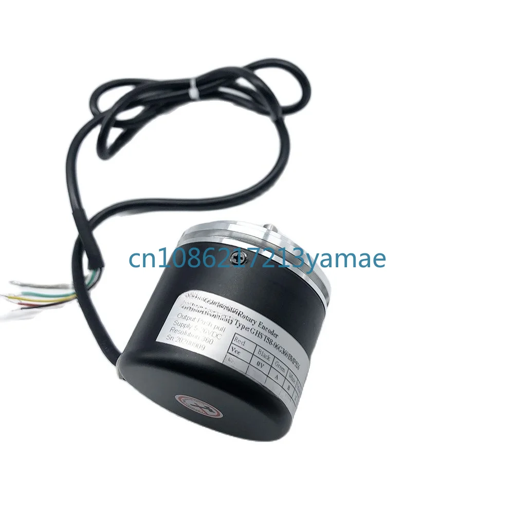 GHST58 6mm Solid Shaft Line Driver Output A A- B B- Z Z- Signal 5V Incremental Rotary Encoder 2048 2500 3000 3600 ppr
GHST58 6mm Solid Shaft Line Driver Output A A- B B- Z Z- Signal 5V Incremental Rotary Encoder 2048 2500 3000 3600 ppr
