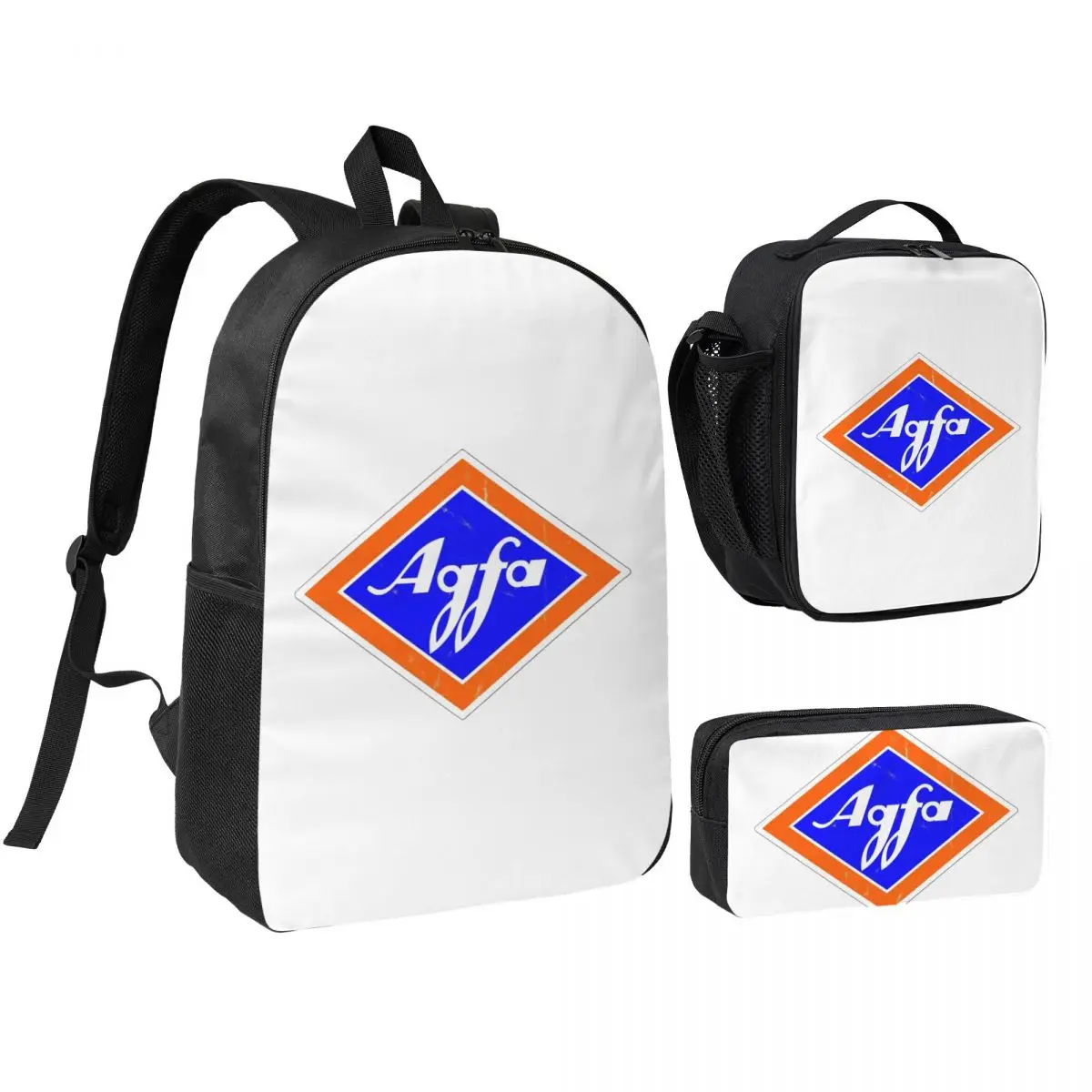 Retro Agfa Film Logo From 1960s Backpack Boys Girls BookBag School Bag Shoulder Bags 3ps Insulated Lunch Bag Pencil Case
Retro Agfa Film Logo From 1960s Backpack Boys Girls BookBag School Bag Shoulder Bags 3ps Insulated Lunch Bag Pencil Case
