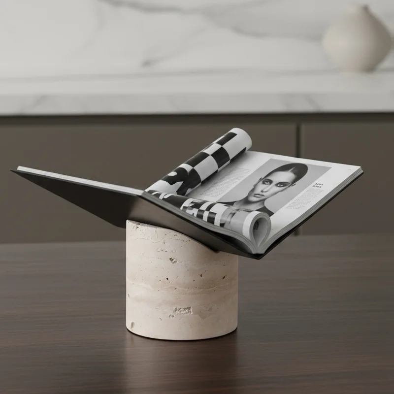 Nordic marble travertine bookshelf metal bookshelf desktop table display storage simple magazine newspaper rack
Nordic marble travertine bookshelf metal bookshelf desktop table display storage simple magazine newspaper rack