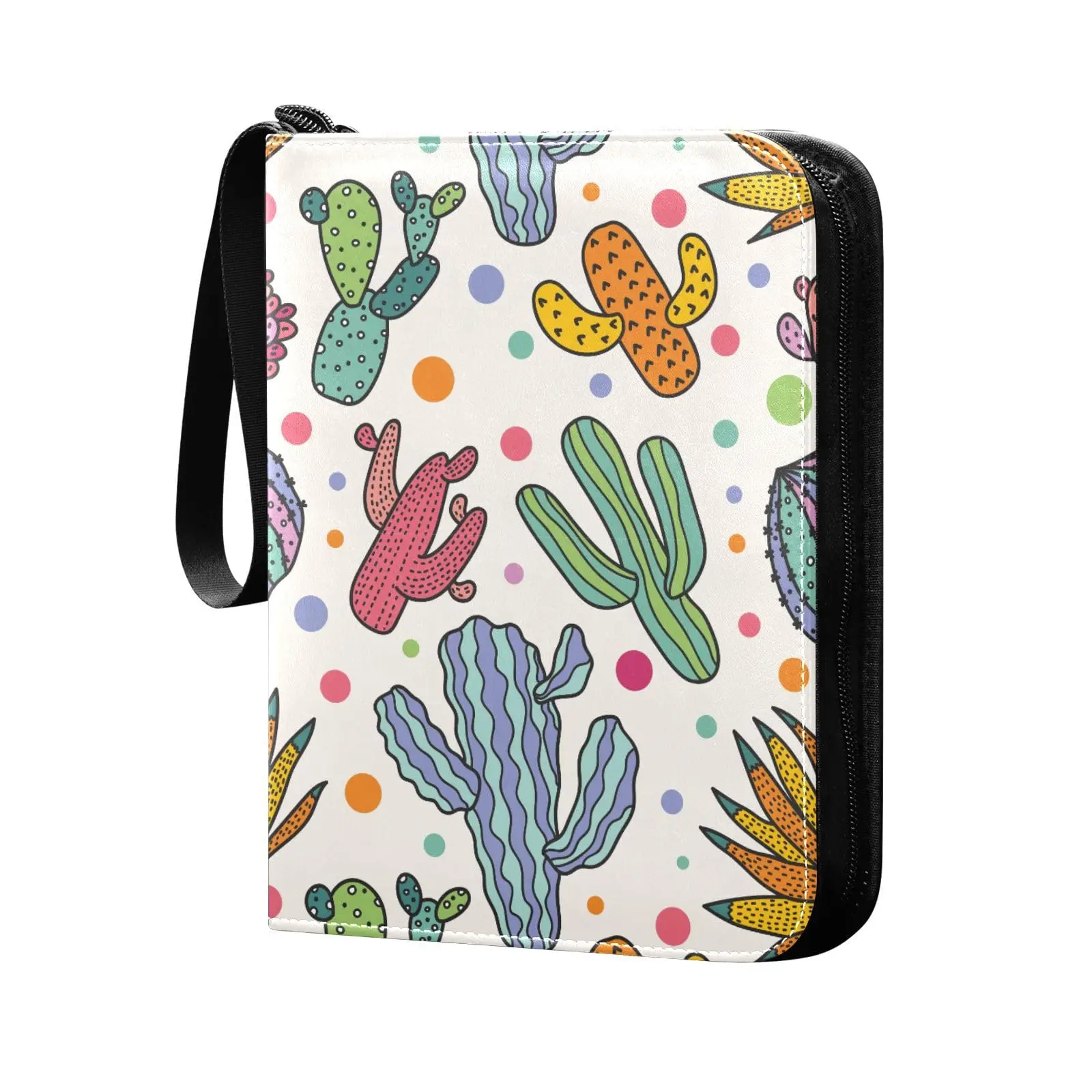 Colorful Cactus Cute 4 Pocket Card Binder, 400 Double Sided Pocket Album for Sport Game Cards, Unique Card Collection Storage
Colorful Cactus Cute 4 Pocket Card Binder, 400 Double Sided Pocket Album for Sport Game Cards, Unique Card Collection Storage