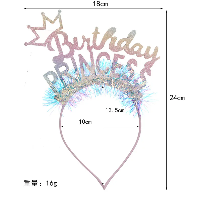 New Color Gradient Kids Hair Crown Thin Wire Twist Headband for Birthday Party Floral Decoration Happy Birthday Text Headwear
New Color Gradient Kids Hair Crown Thin Wire Twist Headband for Birthday Party Floral Decoration Happy Birthday Text Headwear