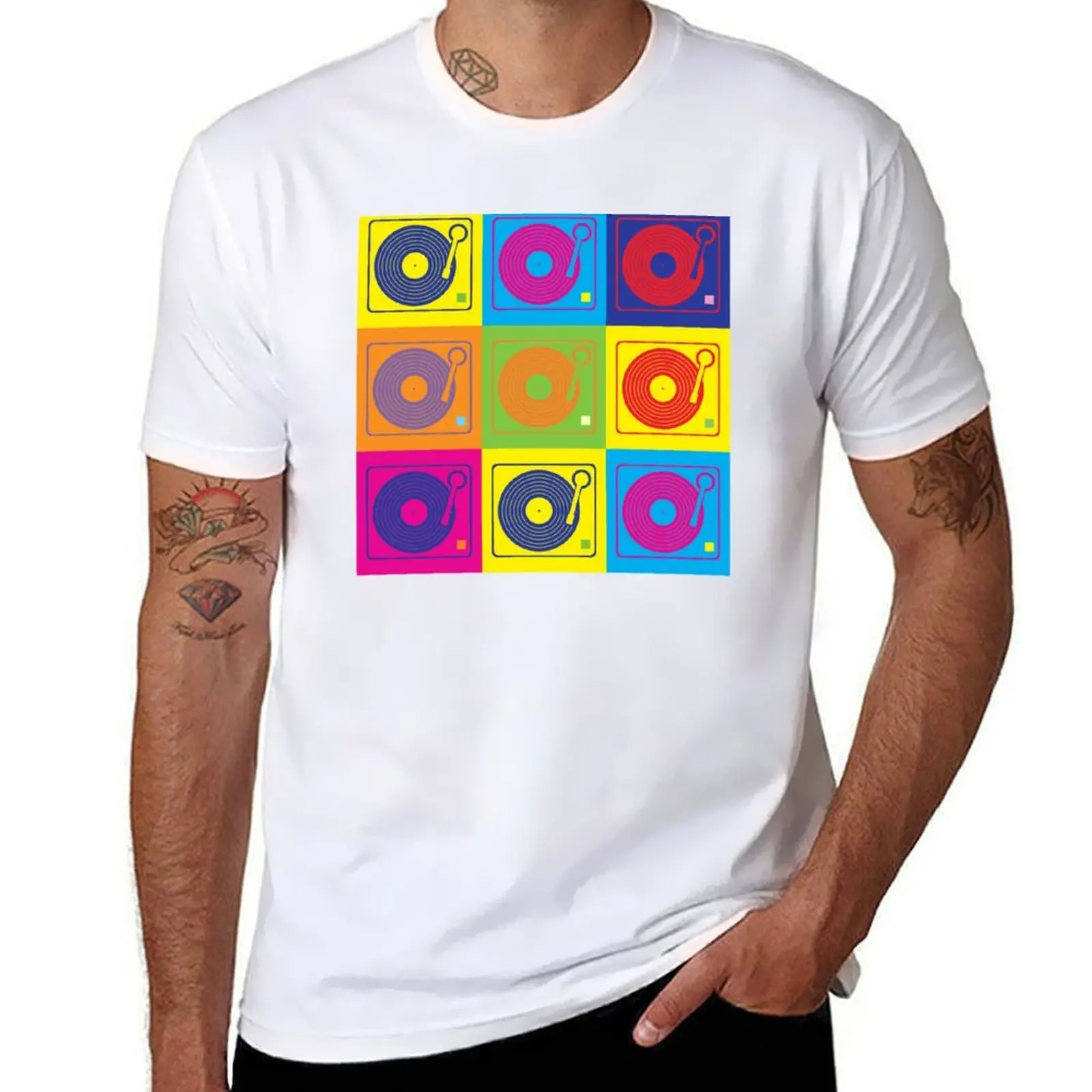 Vinyl Record Turntable Pop Art 2 T-Shirt men t shirt cotton 100% man t shirt heavy cotton T-Shirt
Vinyl Record Turntable Pop Art 2 T-Shirt men t shirt cotton 100% man t shirt heavy cotton T-Shirt
