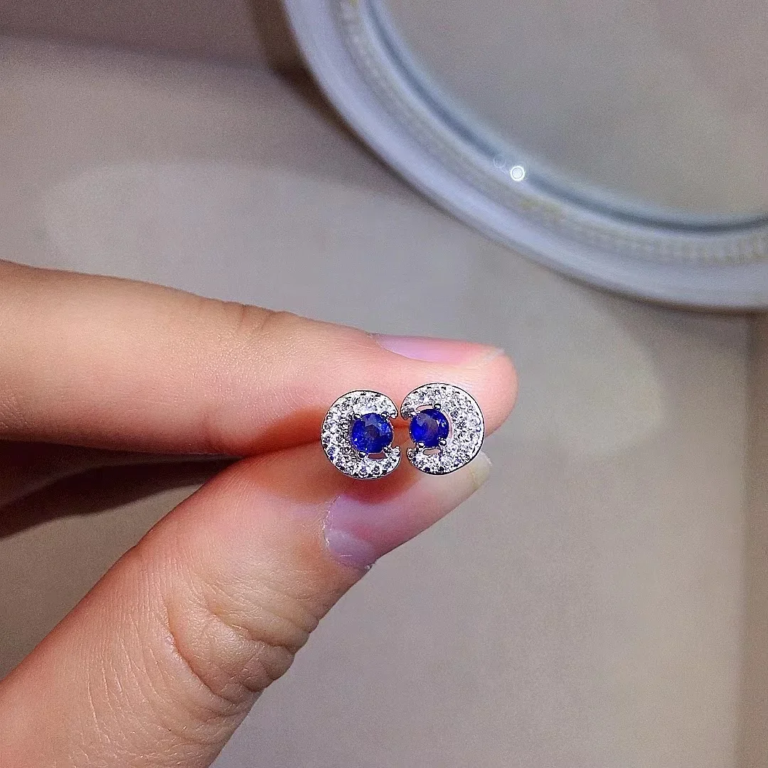 Cute Samll Silver Sapphire Earrings 3mm 100% Natural Blue Sapphire Stud Earrings Solid 925 Silver Gemstone Silver Earrings
Cute Samll Silver Sapphire Earrings 3mm 100% Natural Blue Sapphire Stud Earrings Solid 925 Silver Gemstone Silver Earrings