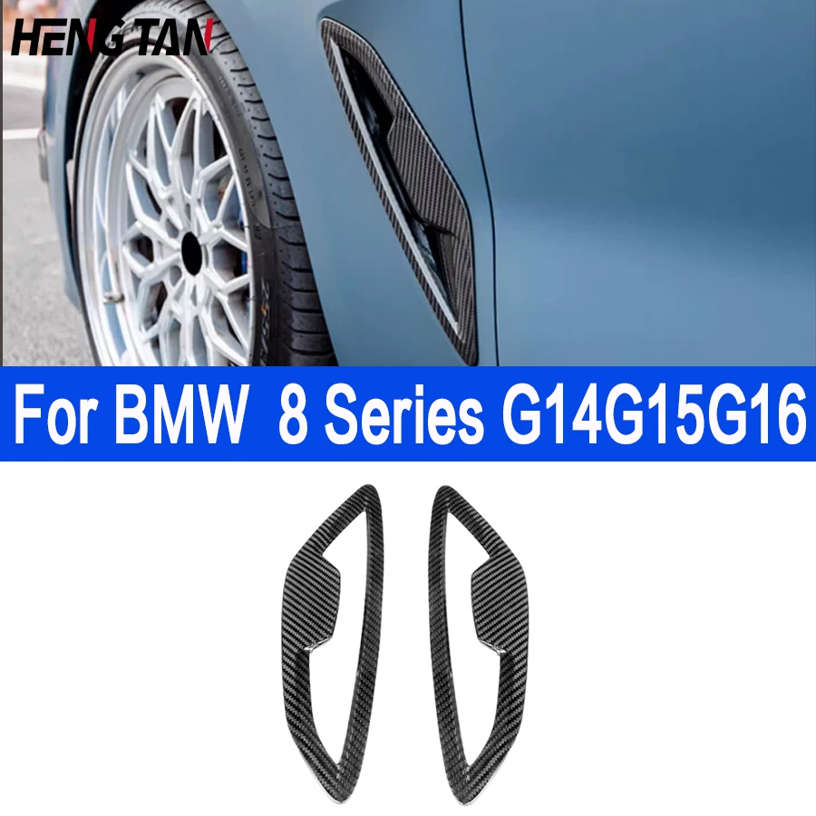 For BMW 8 Series G14 G15 G16 830i 840i Carbon Fiber/FRP 2PCS / Set Auto Fender Side Air Vent Outlet Cover Trim Fit
For BMW 8 Series G14 G15 G16 830i 840i Carbon Fiber/FRP 2PCS / Set Auto Fender Side Air Vent Outlet Cover Trim Fit