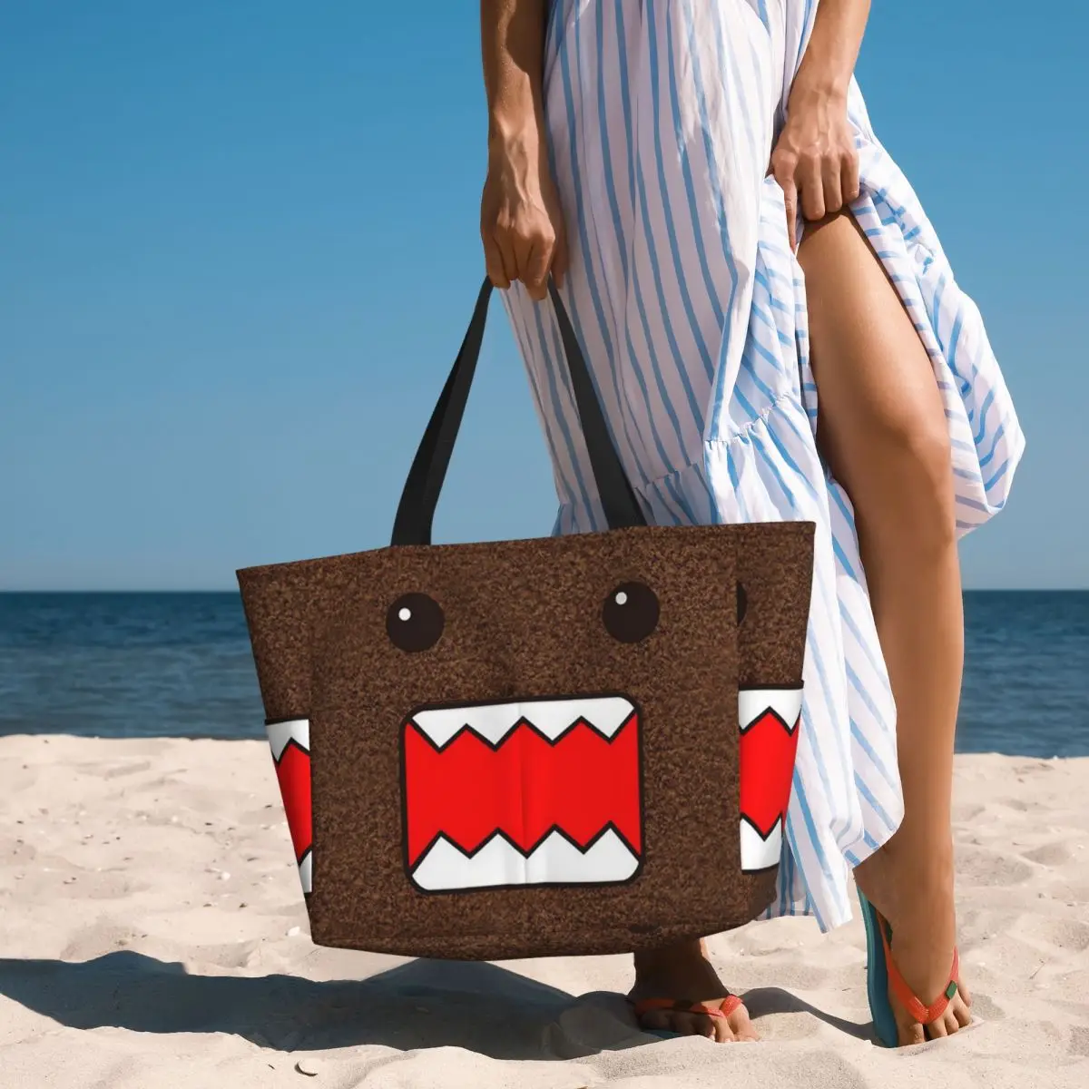 Cute Cartoon Domo Kun Beach Tote Bag Sport Gym Yoga Duffle Large Tote Bag Women Travel Bag Fitness bag
Cute Cartoon Domo Kun Beach Tote Bag Sport Gym Yoga Duffle Large Tote Bag Women Travel Bag Fitness bag