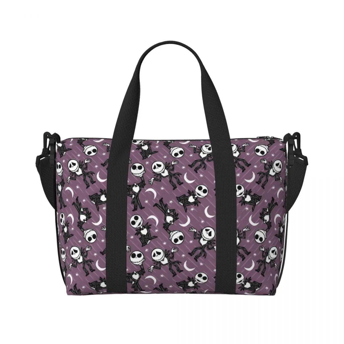 Большая сумка-тоут Джека Скеллингтона на заказ для женщин The Pumpkin King of Halloween Town Shoulder Shopping Gym Beach Travel Bag
Большая сумка-тоут Джека Скеллингтона на заказ для женщин The Pumpkin King of Halloween Town Shoulder Shopping Gym Beach Travel Bag