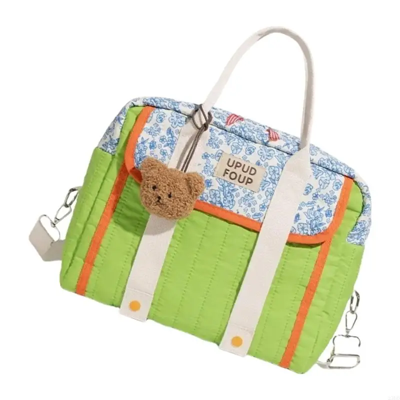 23GD Embroidered Baby Nappy Bag Travel Handbag with Ample Space for Baby Necessities
23GD Embroidered Baby Nappy Bag Travel Handbag with Ample Space for Baby Necessities