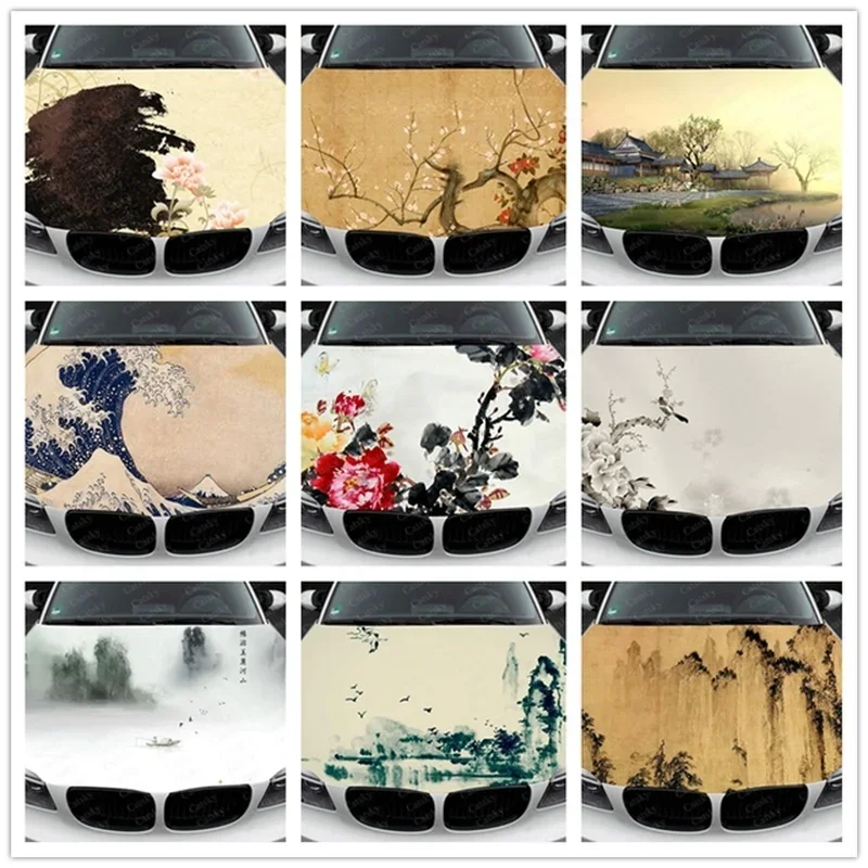 Chinese Style Car Hood Decal Vinyl Ink Painting Sticker Graphic Wrap Decal Truck Decal Truck Graphic, Bonnet Decal, F150,
Chinese Style Car Hood Decal Vinyl Ink Painting Sticker Graphic Wrap Decal Truck Decal Truck Graphic, Bonnet Decal, F150,