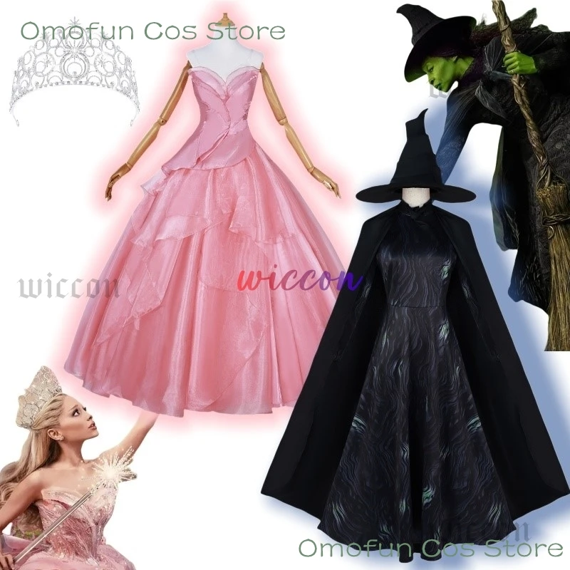 Wicked Glinda Cosplay Costume Disguise Elphaba Cosplay Women Pink Dress Crown Halloween Carnival Party Outfits Suit FilmStyle
Wicked Glinda Cosplay Costume Disguise Elphaba Cosplay Women Pink Dress Crown Halloween Carnival Party Outfits Suit FilmStyle