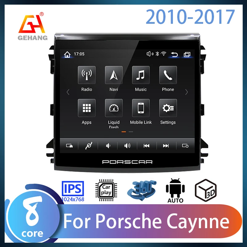 GEHANG Car Radio Auto Stereo 4G LTE For Porsche Cayenne 2010-2017 Android Auto Multimedia Player Wireless carplay
GEHANG Car Radio Auto Stereo 4G LTE For Porsche Cayenne 2010-2017 Android Auto Multimedia Player Wireless carplay