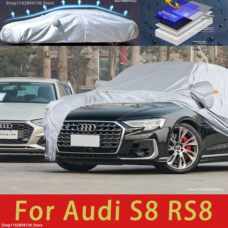 Для Audi S8 RS8 наружная защита полные автомобильные чехлы для снега солнцезащитный водонепроницаемый пыленепроницаемый наружные автомобильные аксессуары
Для Audi S8 RS8 наружная защита полные автомобильные чехлы для снега солнцезащитный водонепроницаемый пыленепроницаемый наружные автомобильные аксессуары