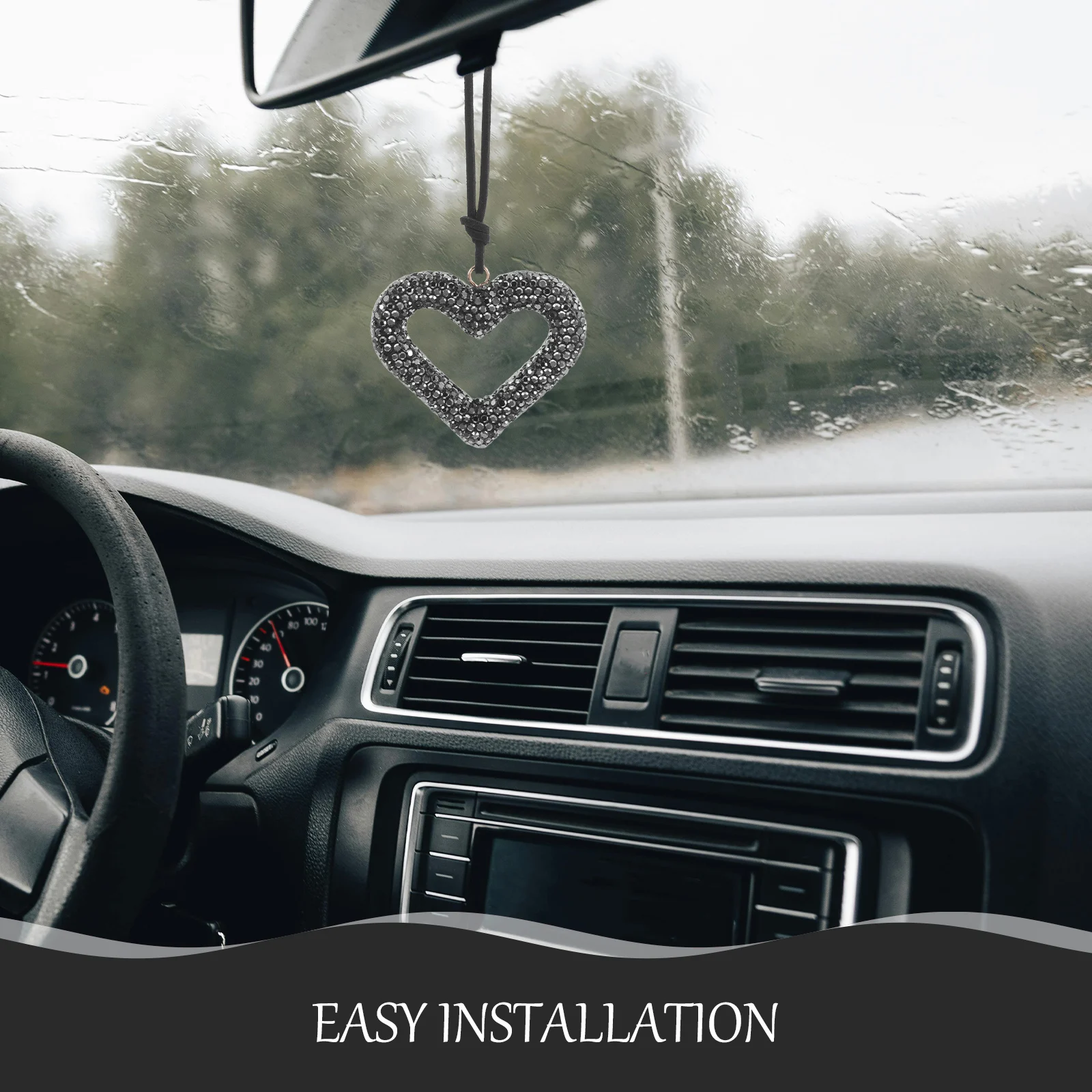 Heart Shaped Rhinestone Car Ornaments Crystal Rearview Mirror Pendant Decor Bling Auto Accessories Vehicle Charm Car Interior
Heart Shaped Rhinestone Car Ornaments Crystal Rearview Mirror Pendant Decor Bling Auto Accessories Vehicle Charm Car Interior