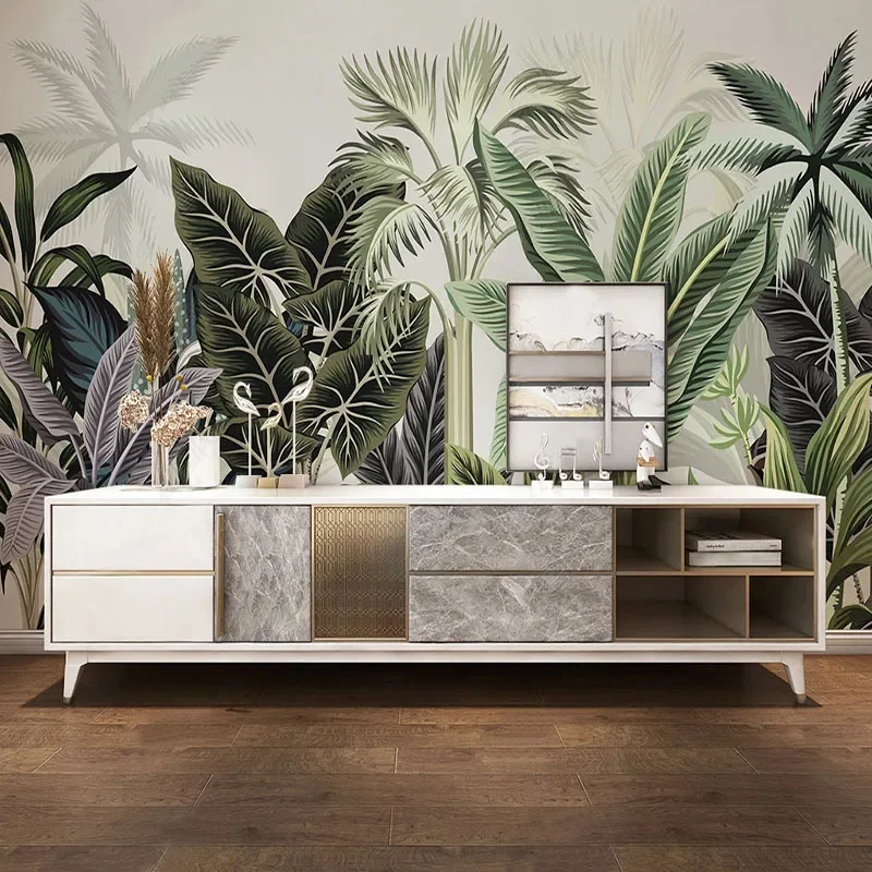 Nordic Custom 3D Hand-Painted Forest Tropical Plants Wall Mural Wallpaper for Living Room Bedroom TV Background Home Decor
Nordic Custom 3D Hand-Painted Forest Tropical Plants Wall Mural Wallpaper for Living Room Bedroom TV Background Home Decor