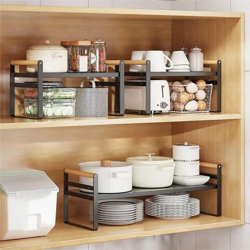 Adjustable Extendable Cabinet Shelf Organizer,Kitchen Layered ShelvesSpace Saving Kitchen Storage Rack for Pantry Bathroom 
Adjustable Extendable Cabinet Shelf Organizer,Kitchen Layered ShelvesSpace Saving Kitchen Storage Rack for Pantry Bathroom