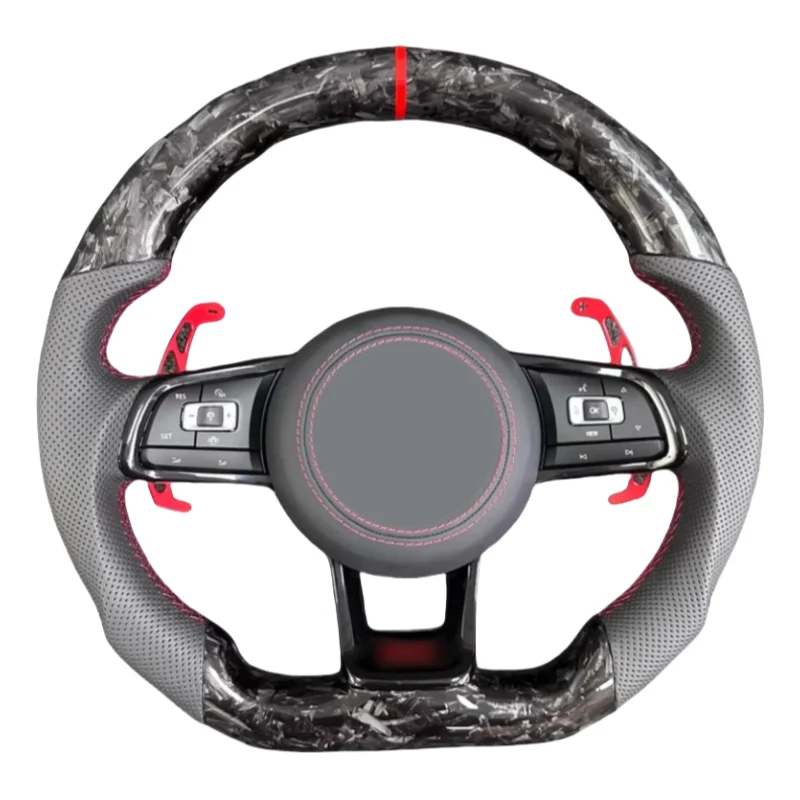 Personalized Custom Forged Carbon Fiber Steering Wheel Suitable for Volkswagen VW GTI Golf 6 CC Golf 7 R Passat MK6 MK7
Personalized Custom Forged Carbon Fiber Steering Wheel Suitable for Volkswagen VW GTI Golf 6 CC Golf 7 R Passat MK6 MK7
