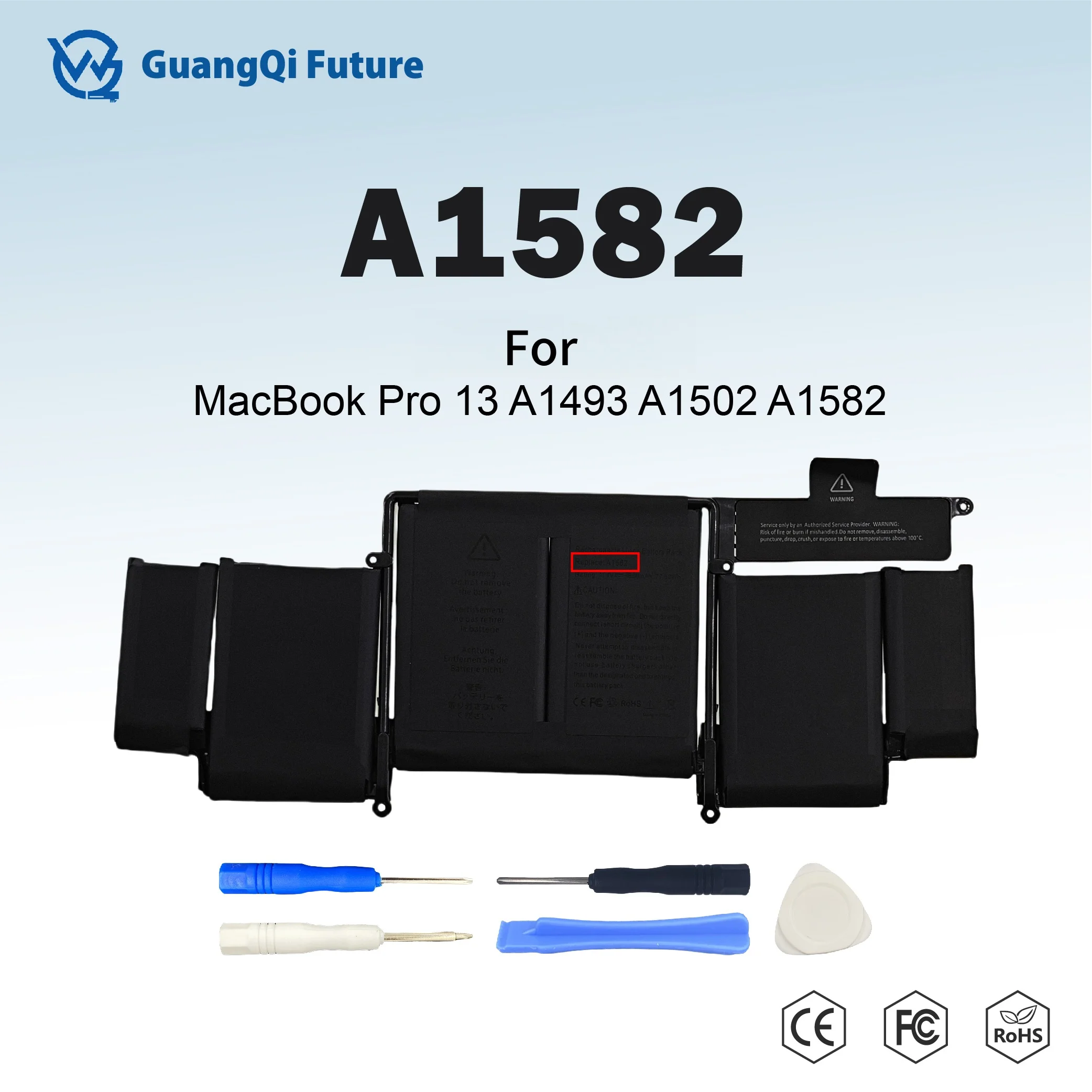 A1502 A1582 77.52Wh Battery For Macbook Pro Retina 13" A1493(Early 2015,Mid 2014,Late 2013) 6800mAh 11.4V
A1502 A1582 77.52Wh Battery For Macbook Pro Retina 13" A1493(Early 2015,Mid 2014,Late 2013) 6800mAh 11.4V